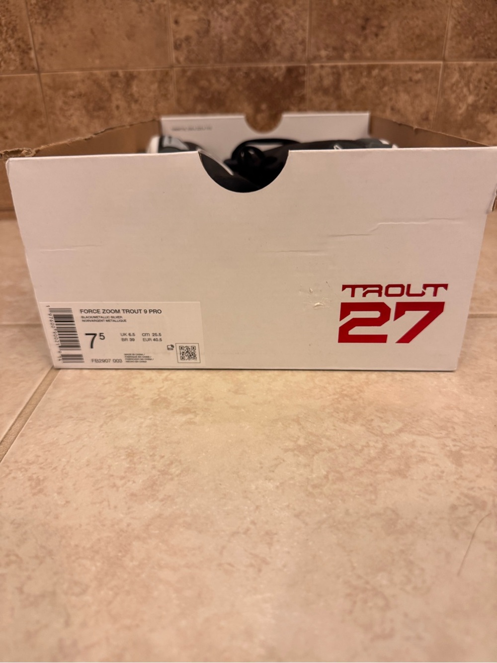Nike Force Zoom Trout 9 Pro baseball metal cleats